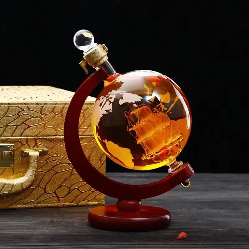 Wine Beer Whiskey - Yaratıcı Küresel Sürahi, Viski Dağıtıcısı, Özelleştirilebilir