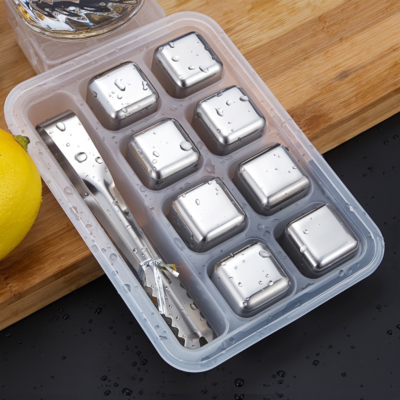 Wine Beer Cooler - Viski Soğutma Taşları Paslanmaz Çelik Yeniden