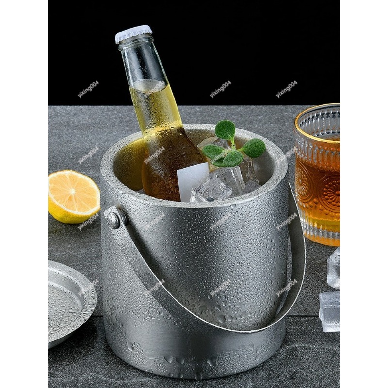 Wine Beer Cooler - Çift Cidarlı 304 Paslanmaz Çelik Buz