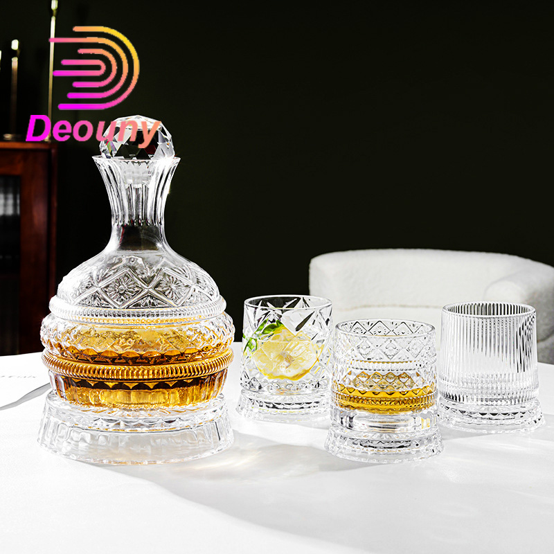 Wine Beer Whiskey - DEOUNY Avrupa Yıldız Elmas Dönen şarap