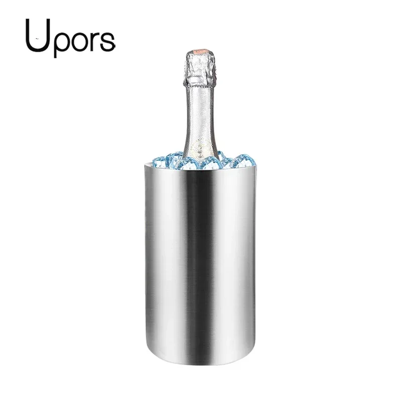 Wine Beer Cooler - UPORS Paslanmaz Çelik Şarap Soğutucu Kova