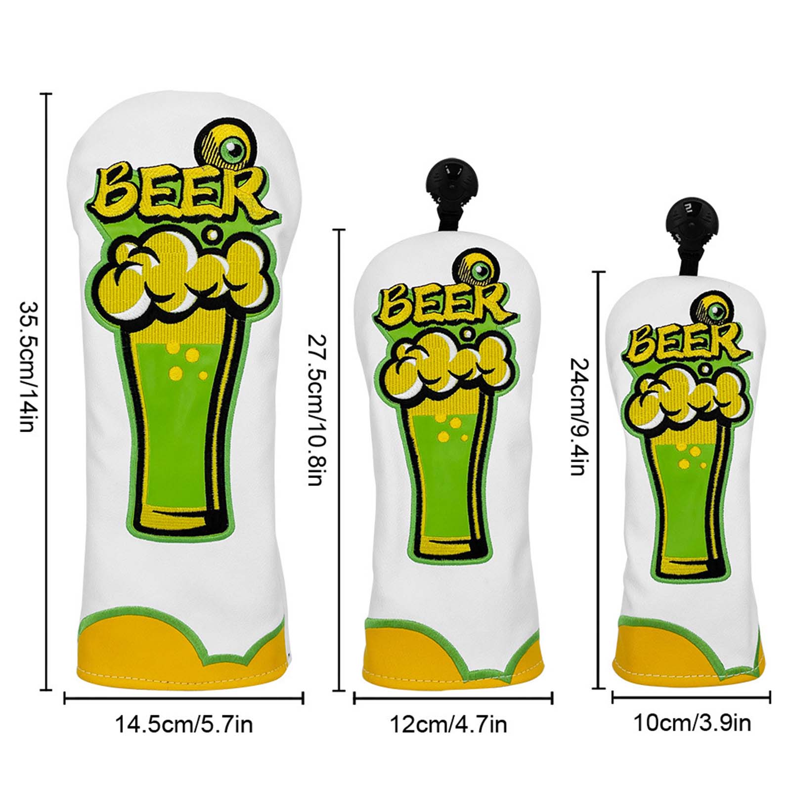 Bira Nakışlı PU Deri Golf Sopa - Beer & Wine Downtown incelemesi ve fiyatı