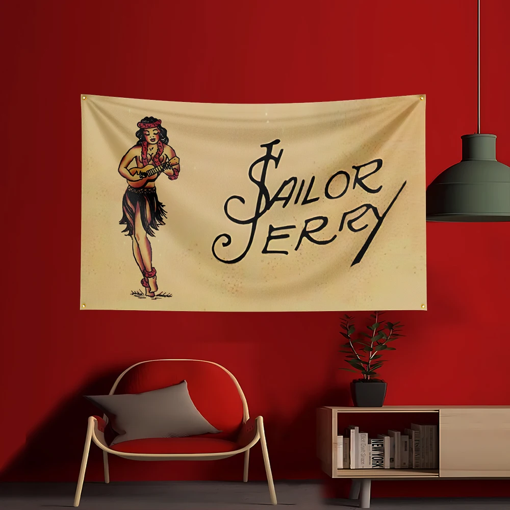 90X150 CM S-Sailor Jerrys rom  - Wine Beer Garden incelemesi ve fiyatı