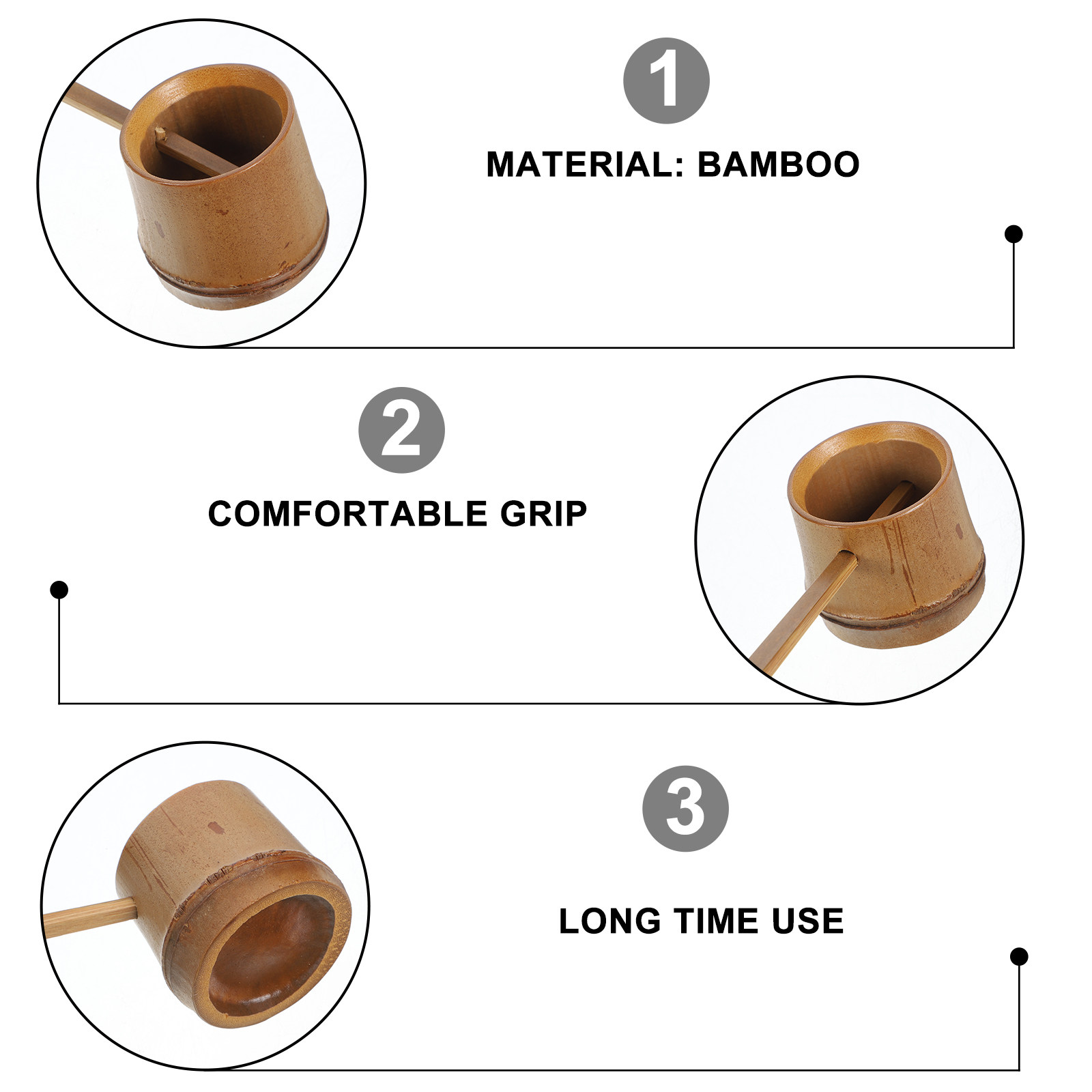 Bambu su kepçesi şarap kepçesi - Wine Beer Garden incelemesi ve fiyatı
