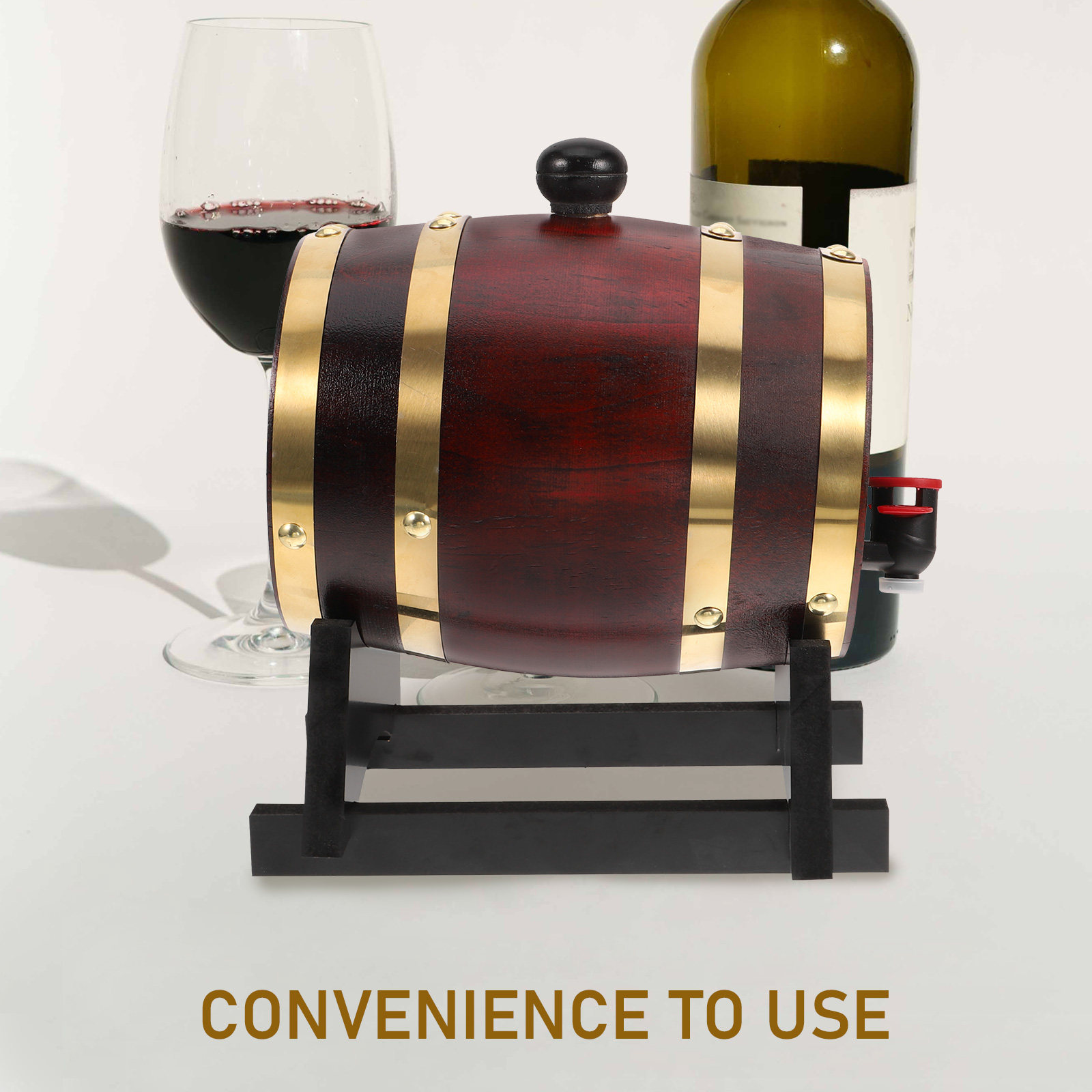 1 Set Ahşap Şarap Fıçısı 1L Kı - Wine Beer Whiskey incelemesi ve fiyatı