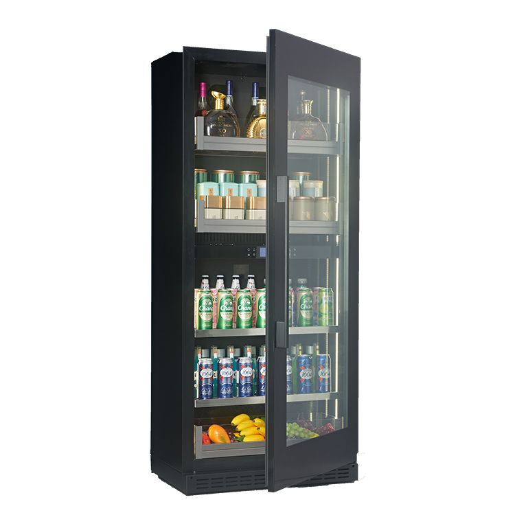Elektrikli Siyah Cam Kapılı Şa - Wine Beer Cooler incelemesi ve fiyatı