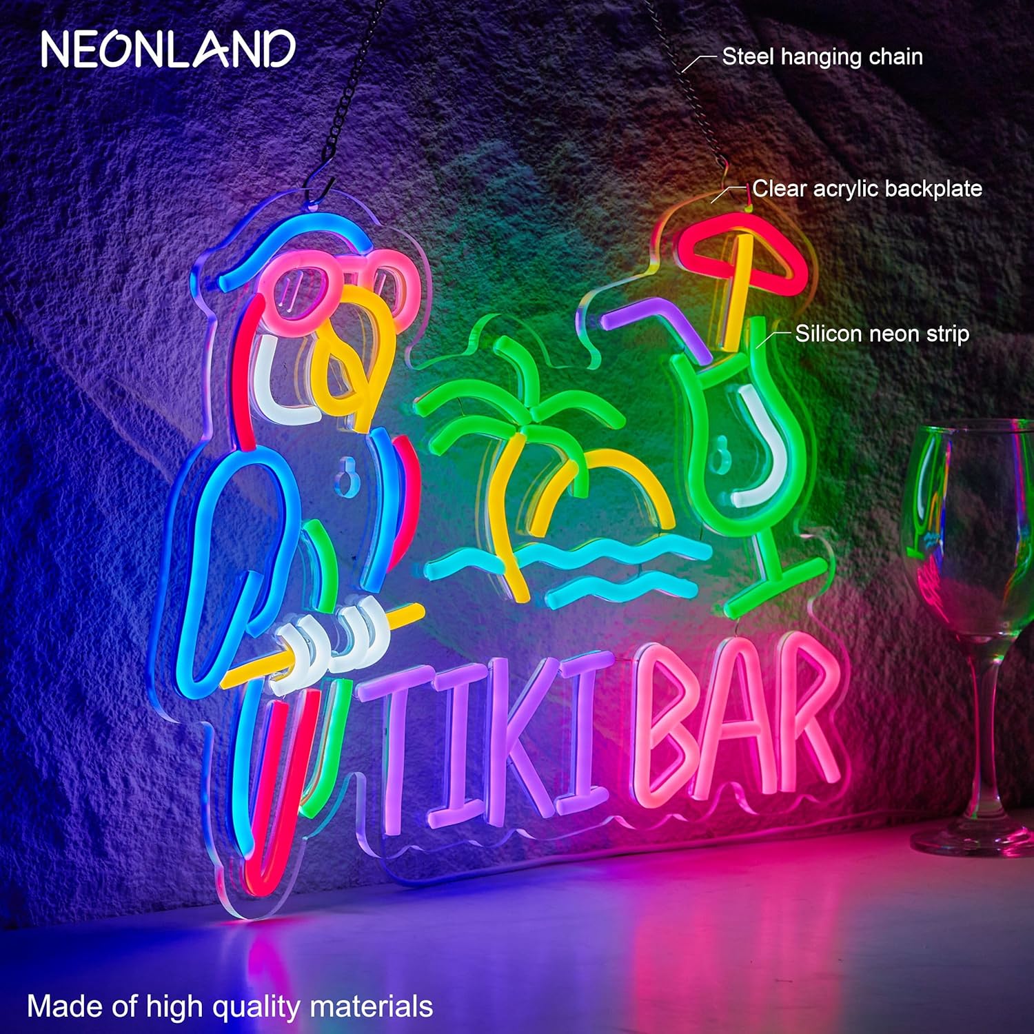 Tiki Bar Papağan Palmiye Ağacı - Beer & Wine Downtown incelemesi ve fiyatı