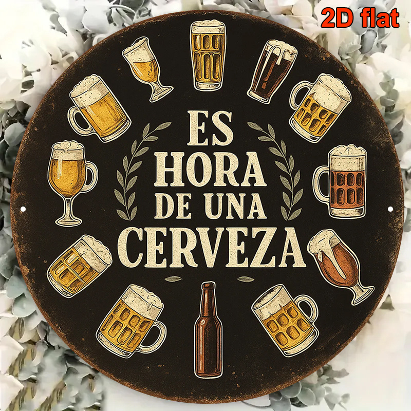 1 adet 2D Düz Yuvarlak Hora De - Wine Beer Garden incelemesi ve fiyatı